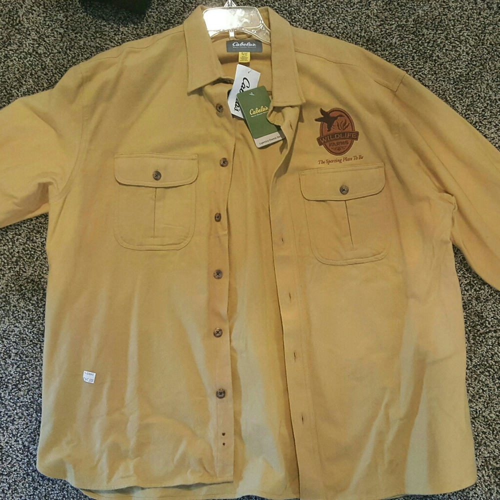 Cabelas button down shirt